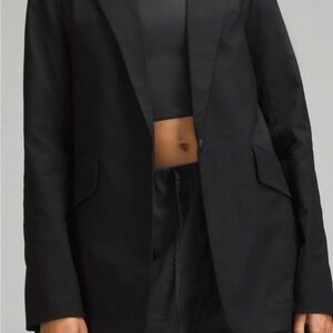 Lululemon womens relaxed twill blazer